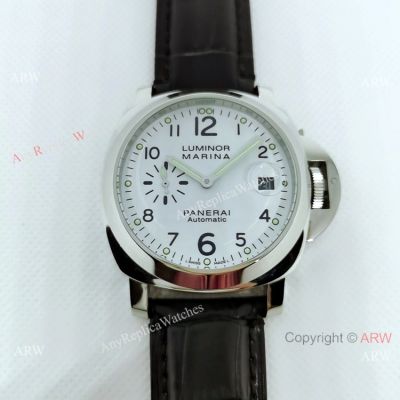 Knockoff Panerai Luminor Marina White Dial Men 44mm Watch PAM049